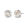 Thumbnail Image 1 of Lauren Ralph Lauren Silver Tone Knot Stud Earrings