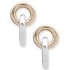 Thumbnail Image 1 of Lauren Ralph Lauren Gold Tone & Silver Tone Interlink Drop Earrings