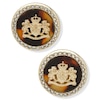 Thumbnail Image 1 of Lauren Ralph Lauren Gold Tone Tortoise Crest Stud Earrings