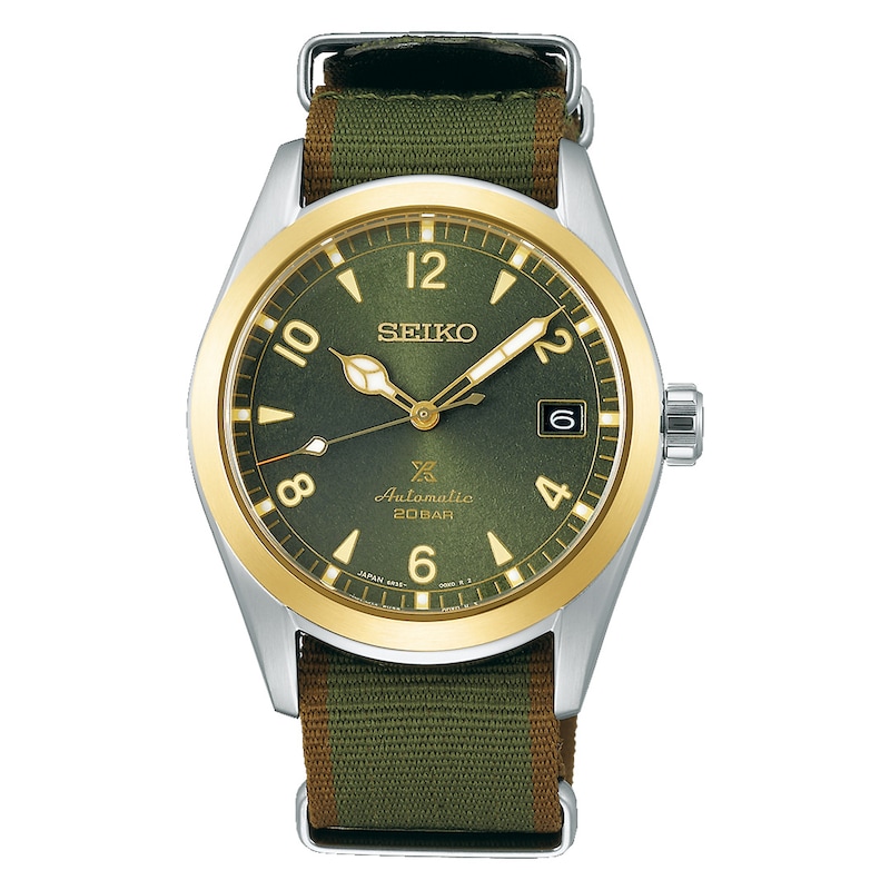 Main Image 1 of Seiko Prospex Alpinist Automatic Green Nylon Strap Watch