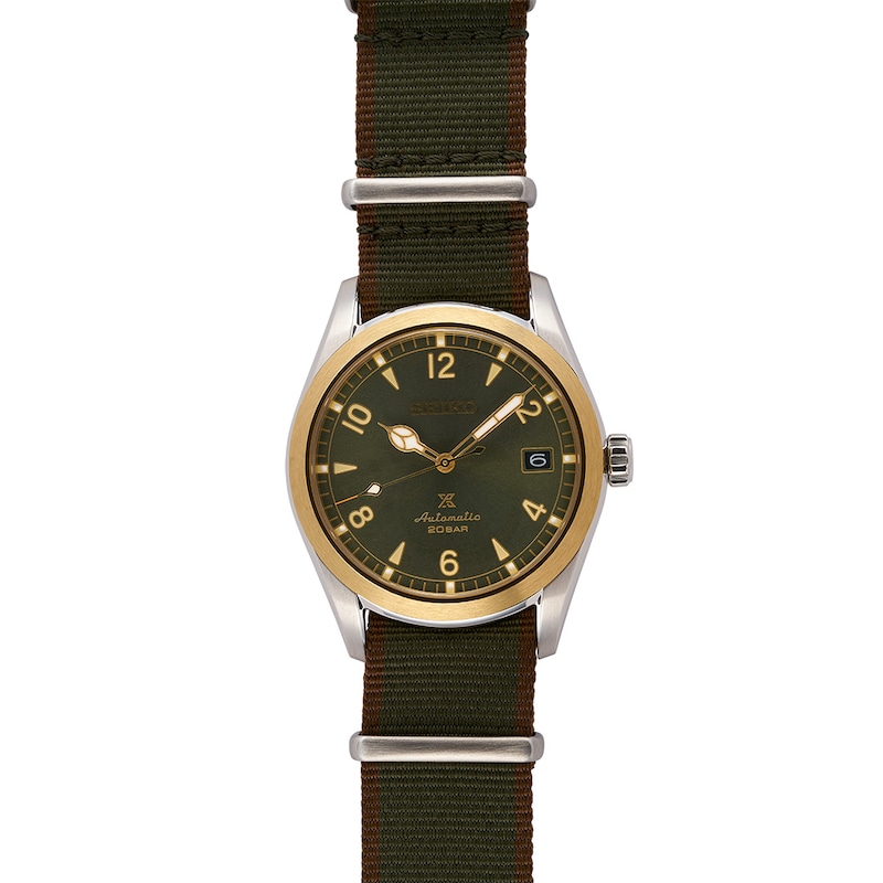 Main Image 2 of Seiko Prospex Alpinist Automatic Green Nylon Strap Watch