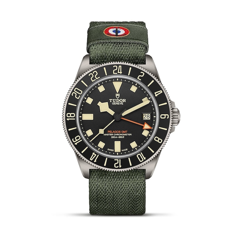 Main Image 1 of Tudor Pelagos FXD GMT 42mm Titanium & Green Fabric Strap Watch