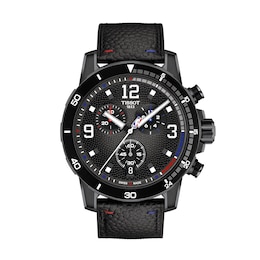 Tissot Supersport NBA Black Leather Strap Special Edition Watch