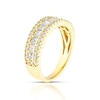 Thumbnail Image 2 of 18ct Yellow Gold 1ct Total Diamond Three Row Eternity Ring