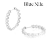 Thumbnail Image 1 of Blue Nile 14ct White Gold 22mm 2ct Diamond Hoop Earrings