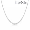 Thumbnail Image 1 of Blue Nile 14ct White Gold 3ct Diamond Tennis Necklace