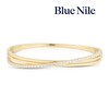 Thumbnail Image 1 of Blue Nile 14ct Yellow Gold 1ct Diamond Crossover Bangle