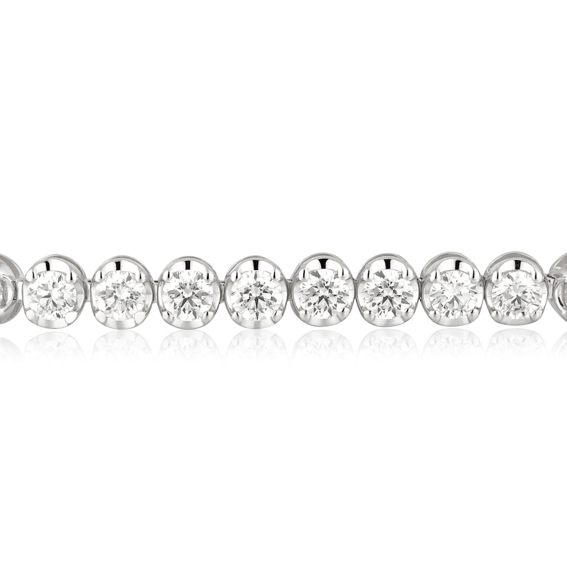 Main Image 2 of Blue Nile 14ct White Gold 7ct Diamond Tennis Bracelet