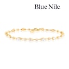 Thumbnail Image 1 of Blue Nile 14ct Yellow Gold 2.50ct Diamond Mixed Cut Station Bracelet