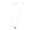 Thumbnail Image 1 of Swarovski Idyllia Gold Tone Multicoloured Crystal Pavé Butterfly Pendant Necklace