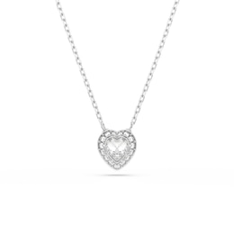 Swarovski x Ariana Grande Silver Tone & Crystal Heart Shaped Pendant