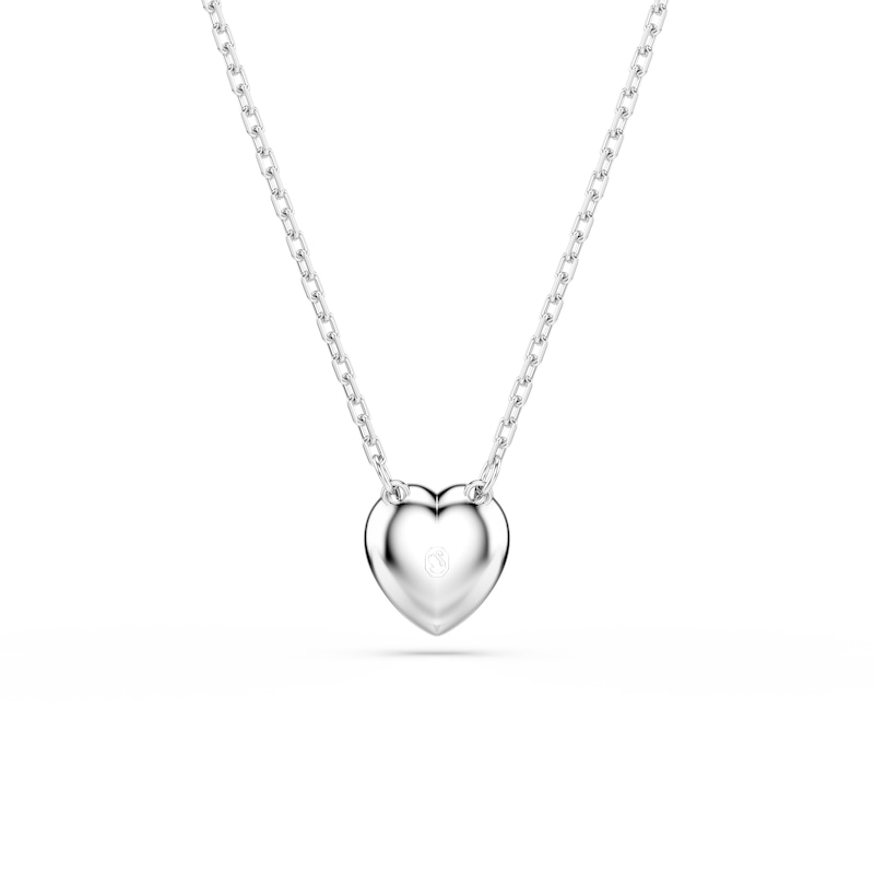 Main Image 4 of Swarovski x Ariana Grande Silver Tone & Crystal Heart Shaped Pendant