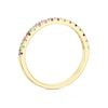 Thumbnail Image 3 of 9ct Yellow Gold Multi Gemstone Eternity Ring