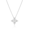 Thumbnail Image 1 of 9ct White Gold 18&quot; 0.25ct Diamond Pendant Necklace