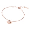 Thumbnail Image 0 of Michael Kors 14ct Rose Gold Plated Silver 7 Inch Kors Love Bracelet