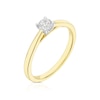 Thumbnail Image 2 of The Diamond Story 18ct Yellow Gold 0.25ct Diamond Solitaire Ring