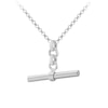 Thumbnail Image 1 of Sterling Silver 16+2" T-Bar Necklace