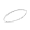 Thumbnail Image 1 of Sterling Silver & Cubic Zirconia Twist Bangle