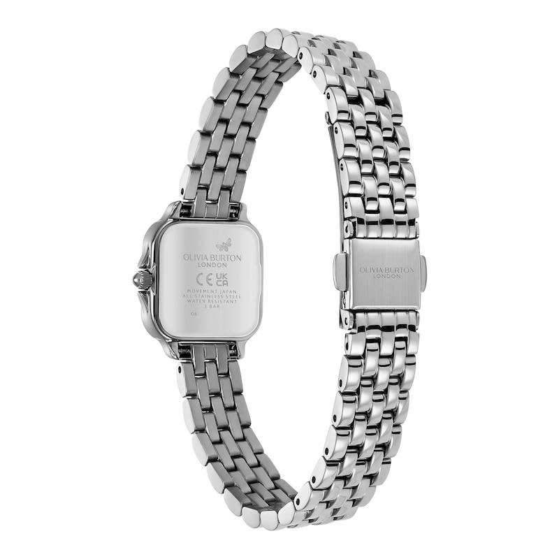 Main Image 5 of Olivia Burton Mini Grosvenor 20mm Stainless Steel Bracelet Watch