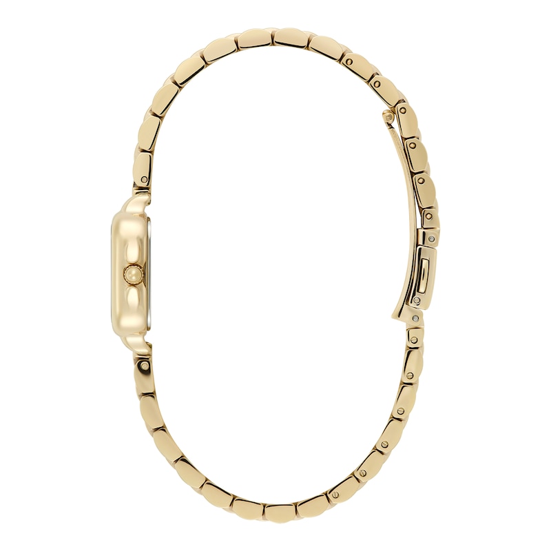 Main Image 4 of Olivia Burton Mini Grosvenor 20mm Light Yellow Gold IP Bracelet Watch