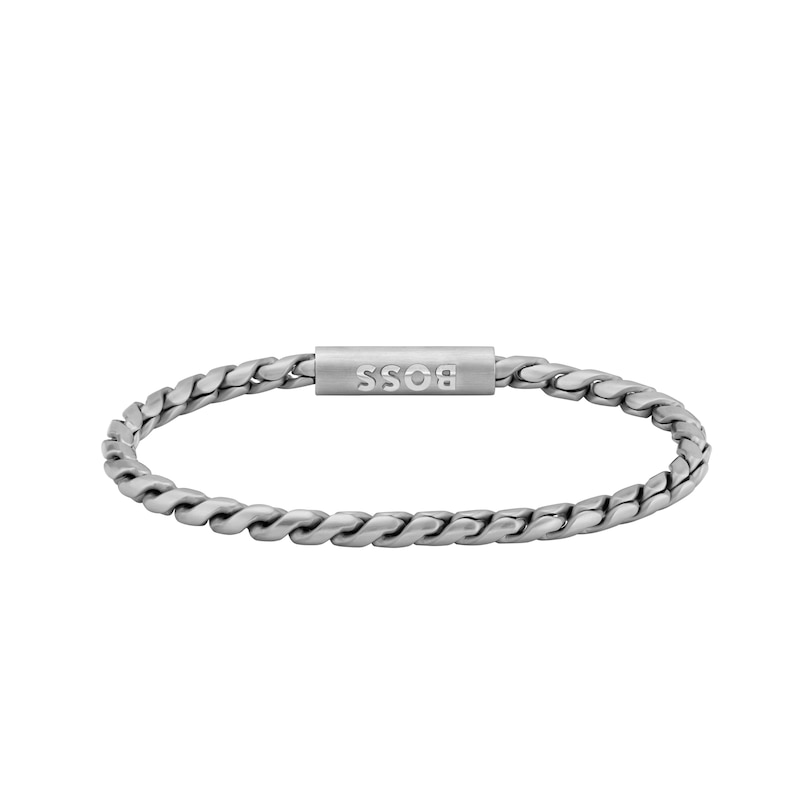 Main Image 2 of BOSS Doran Men's Stainless Steel Link Bracelet