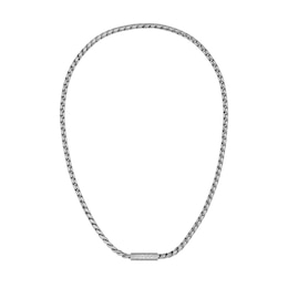 BOSS Doran Men's Stainless Steel Braided Necklace