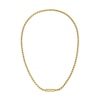 Thumbnail Image 1 of BOSS Doran Men's Light Yellow Gold IP Necklace