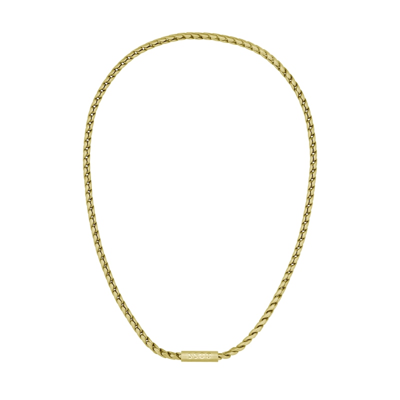 Main Image 2 of BOSS Doran Men's Light Yellow Gold IP Necklace