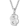 Thumbnail Image 2 of BOSS Double B Ladies' Petit Stainless Steel 18+2&quot; Pendant Necklace