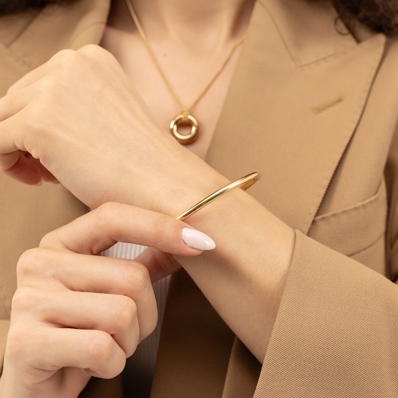 Main Image 4 of BOSS Live Ladies' Gold IP Logo Bangle