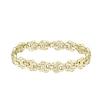 Thumbnail Image 1 of BOSS Double B Ladies' Light Gold IP 6.7&quot; Strand Bracelet