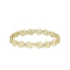 Thumbnail Image 2 of BOSS Double B Ladies' Light Gold IP 6.7&quot; Strand Bracelet