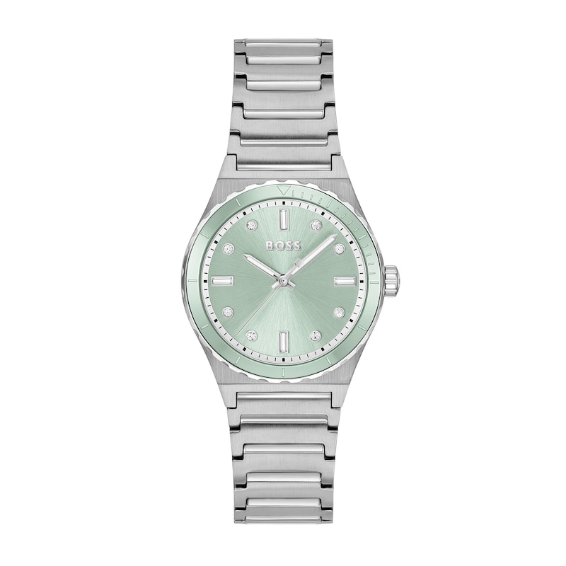 Main Image 1 of BOSS Candor Sport 32mm Ladies' Green Dial & Stainless Steel Watch