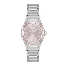 BOSS Candor Sport 32mm Ladies' Pink Dial & Stainless Steel Watch