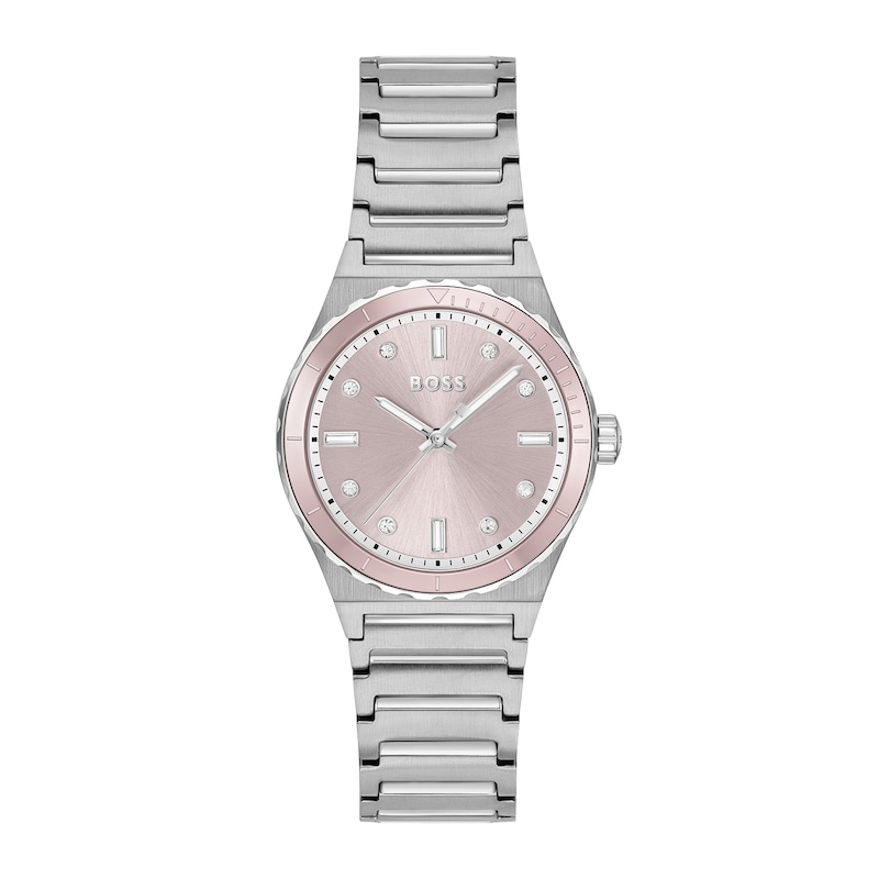 Main Image 1 of BOSS Candor Sport 32mm Ladies' Pink Dial & Stainless Steel Watch