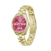 Thumbnail Image 2 of BOSS Sage Sport 34mm Fuchsia Pink Dial & Light Yellow Gold Tone IP Bracelet Watch