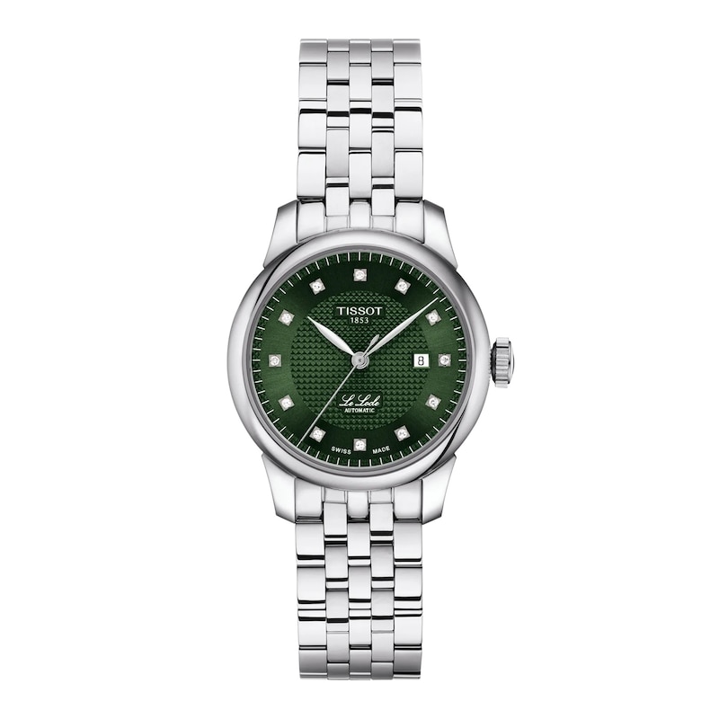 Main Image 1 of Tissot Le Locle 29mm Automatic Lady Diamond Green Dial & Stainless Steel Watch