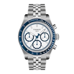 Tissot PR516 Automatic Chronograph White Dial & Stainless Steel Watch