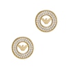 Thumbnail Image 2 of Emporio Armani Gold Tone 11mm Cubic Zirconia Round Stud Earrings