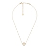 Thumbnail Image 2 of Emporio Armani Gold Tone 14&quot; Cubic Zirconia Round Pendant Necklace