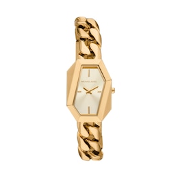 Michael Kors Suri Ladies' Gold Tone Curb Link Bracelet Watch