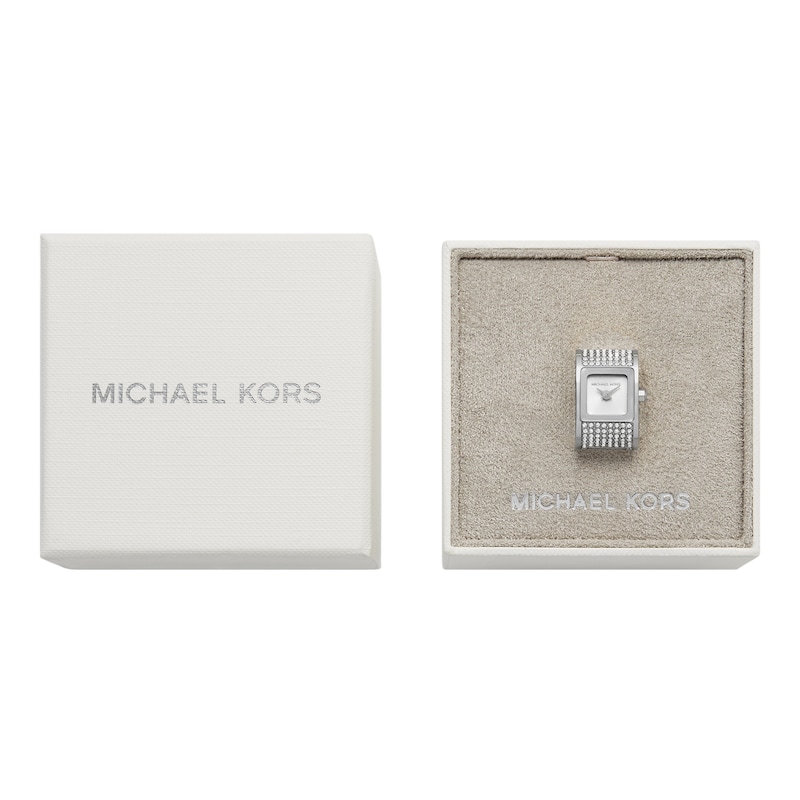 Main Image 4 of Michael Kors Darrington 13mm Stainless Steel Ring Watch