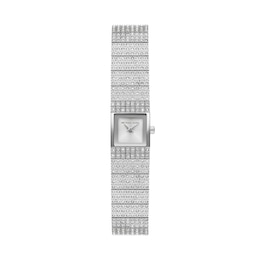 Michael Kors Darrington Ladies' Pavé Crystal Square Stainless Steel Watch