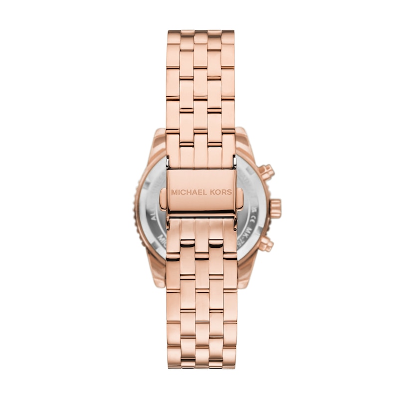 Main Image 2 of Michael Kors Ritz Ladies' 35mm Chronograph Rose Gold Tone Bracelet Watch