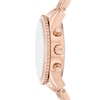 Thumbnail Image 3 of Michael Kors Ritz Ladies' 35mm Chronograph Rose Gold Tone Bracelet Watch