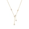 Thumbnail Image 1 of Michael Kors Brillance 14ct Gold Plated 16&quot; Cubic Zirconia Pendant Necklace