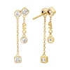 Thumbnail Image 2 of Michael Kors Brillance 14ct Gold Plated & Cubic Zirconia Bezel Set Drop Earrings