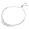 Thumbnail Image 1 of Michael Kors Brillance Sterling Silver & Cubic Zirconia Bezel Set Bolo Bracelet