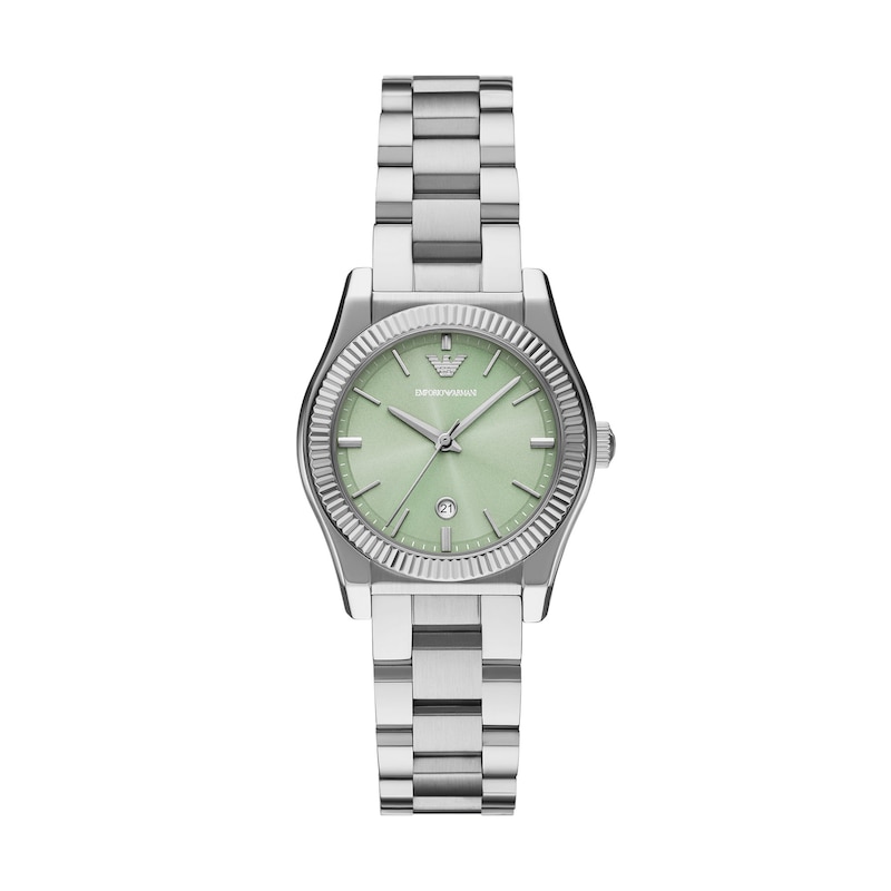 Main Image 1 of Emporio Armani Ladies' 32mm Mint Green Dial & Stainless Steel Watch