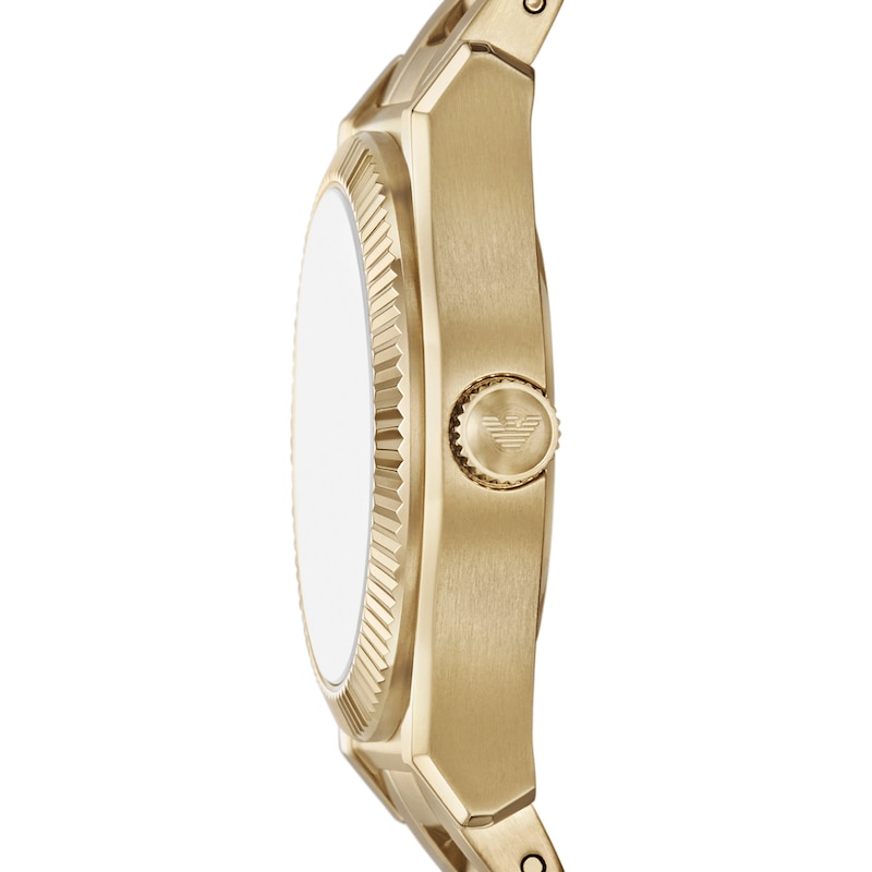 Main Image 4 of Emporio Armani Ladies' 32mm Mother Of Pearl Dial & Gold Tone Bracelet Watch